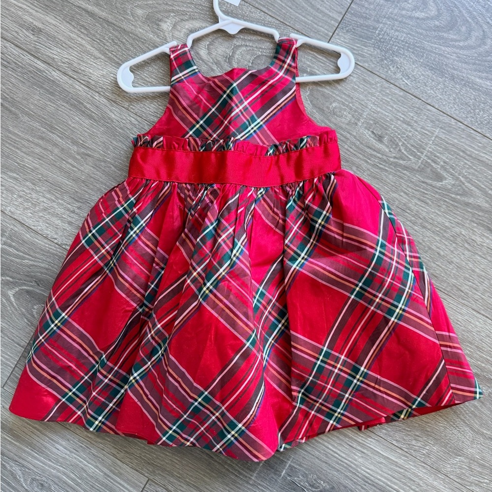 Janie & Jack Plaid Red Dress